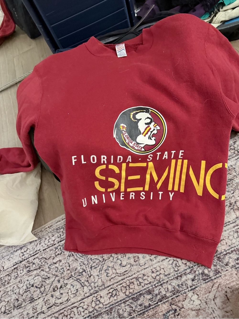 Florida State Seminoles Maroon Crewneck Sweatshirt